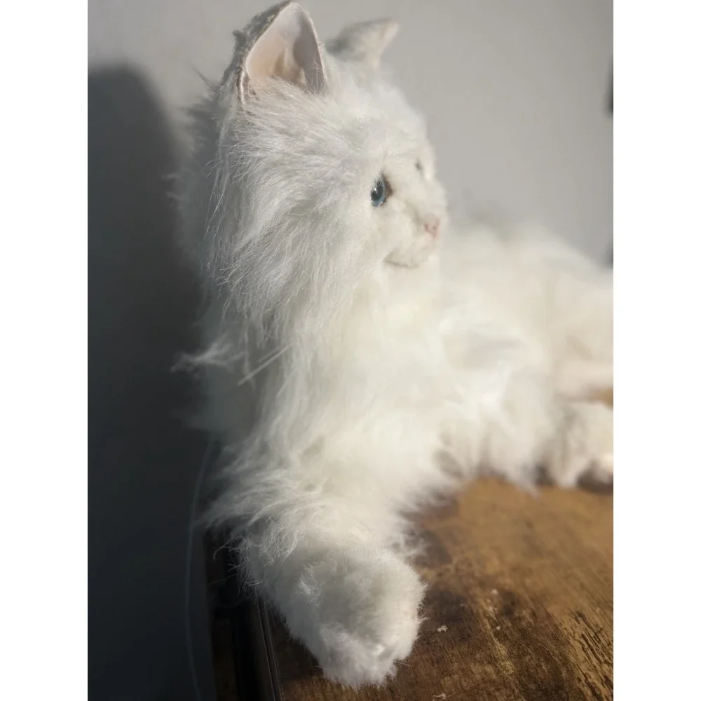 VINTAGE 2009 FurReal Friends Lulu My Cuddlin Kitty Cat White Hasbro - Video!